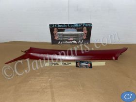OEM 1971 1972 1973 1974 1975 1976 Cadillac Coupe Deville Eldorado Calais LEFT INTERIOR FRONT WINDSHIELD A PILLAR TRIM MOLDING RED